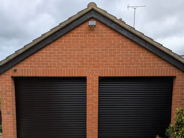 55mm insulated roller garage door installed in Thurrock