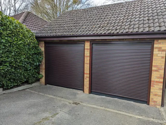77mm heavy-duty roller garage door installed in Rayleigh
