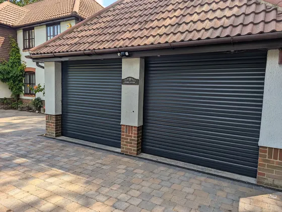 77mm roller garage door installed in Essex